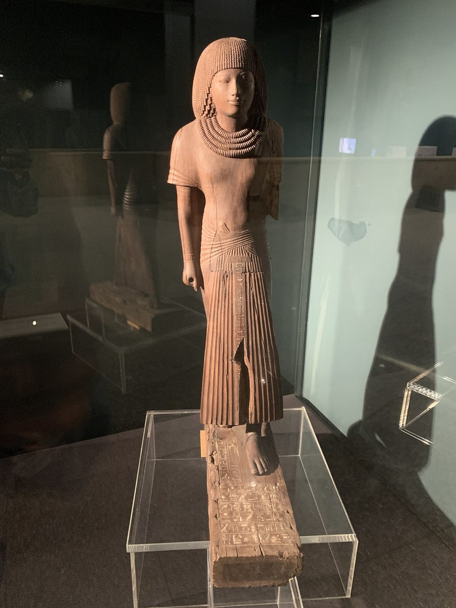 Statue of Thai from Saqqara - ebony - Luxor Museum